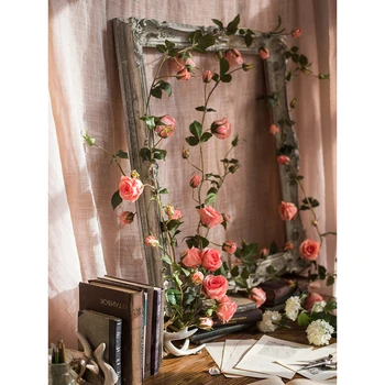 Rožių Vynuogių Likvidavimo Modeliavimas Gėlių Pintais Vestuvių Susitarimą Dirbtinis Girliandą Arch Namų Gėlės Meno apdailos Parduotuvėje Nustatyti